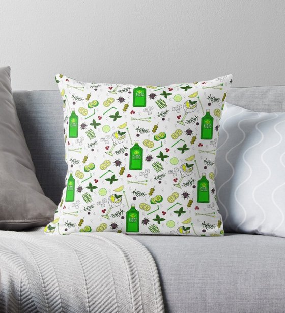 CreativeTwins2's tweet photo. Okay...it's Friday and it's nearly 5.00...that must mean it's nearly Gin o'Clock! Go on, treat yourself to one of these hand illustrated gin and tonic cushions. https://t.co/LYO1zzz0lg #FridayFeeling https://t.co/AKszegWm1L