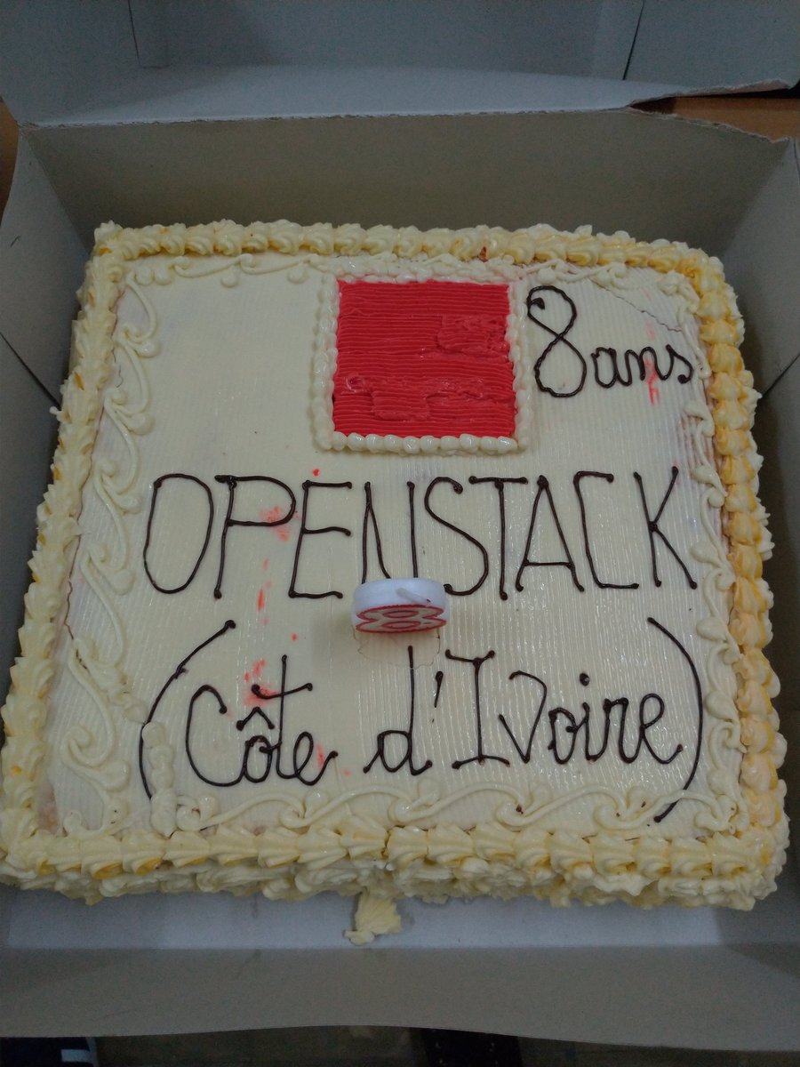 sanoousmane's tweet image. Happy 8th Birthday, @OpenStack !
From Côte d&apos;Ivoire User Group .#OpenStack8Bday
