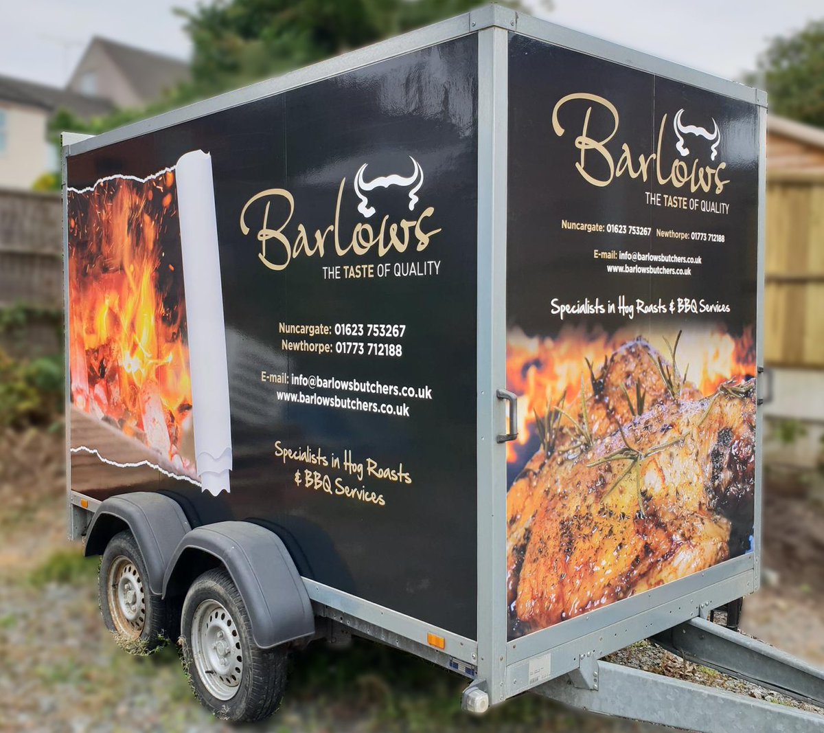 Our team have just finished wrapping the latest addition to <a href="/Barlowsbutchers/">Barlows</a> fleet of vehicles with another mouth watering design!
#vehiclegraphics #butchers #mobilefood #design #creative #printers #largeformatprinters #vehiclewrap