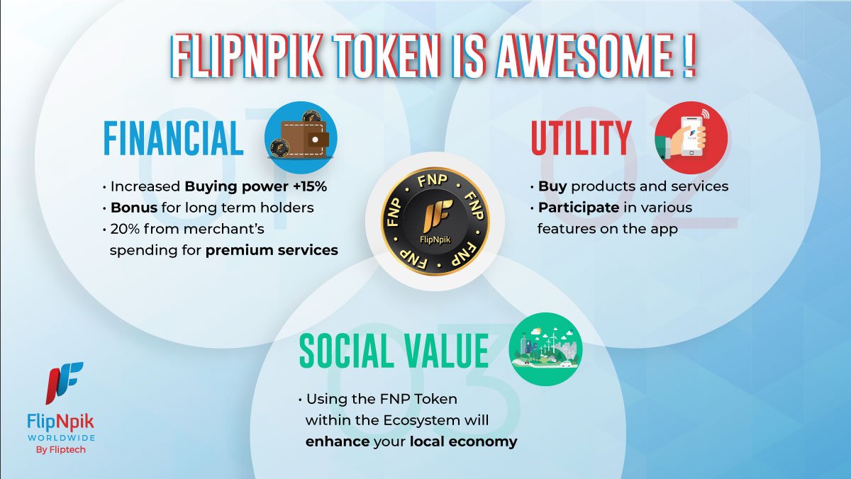 FlipNpik's tweet photo. Financial, social and utility fonction: here's why the FNP token is awesome.

➡️ Website : https://t.co/ae7QJy9PsA  
➡️ Join our Telegram : https://t.co/0oof4VWbpA  

#FlipNpik #Ethereum #ETH #Crypto #BuyLocal #BTC #Bitcoin #GoLocal https://t.co/fbeXd5Hwfr