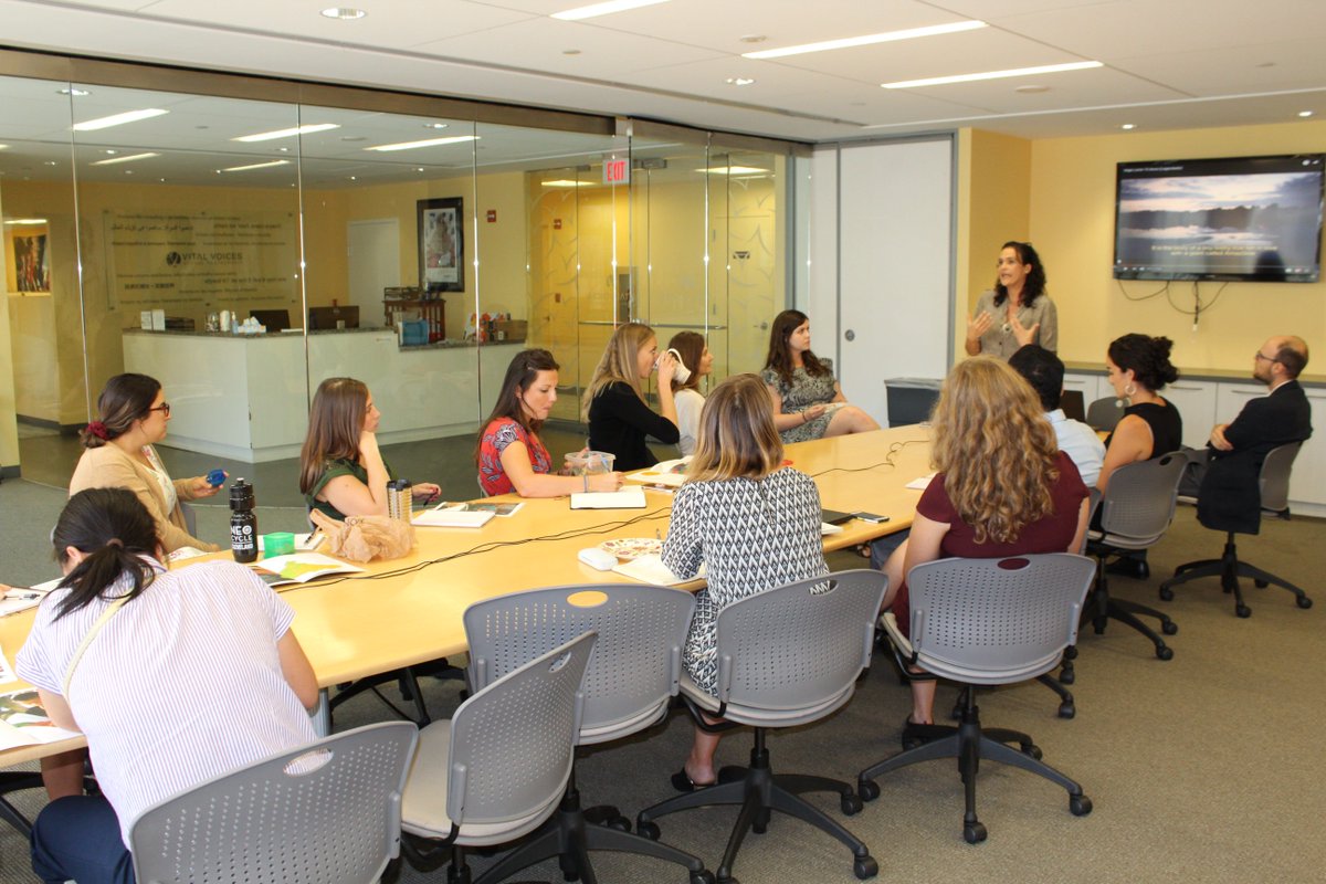 VitalVoices's tweet photo. In town to celebrate #AmazonWeek in DC w/ @BrazilinUSA, #VVLead Fellow Sylvia Guimarães paid us a visit at DC HQ to discuss her longtime work in youth development & education with Vaga Lume! “Literacy is not the end, it's just the beginning.” https://t.co/iz9H8JcyOT