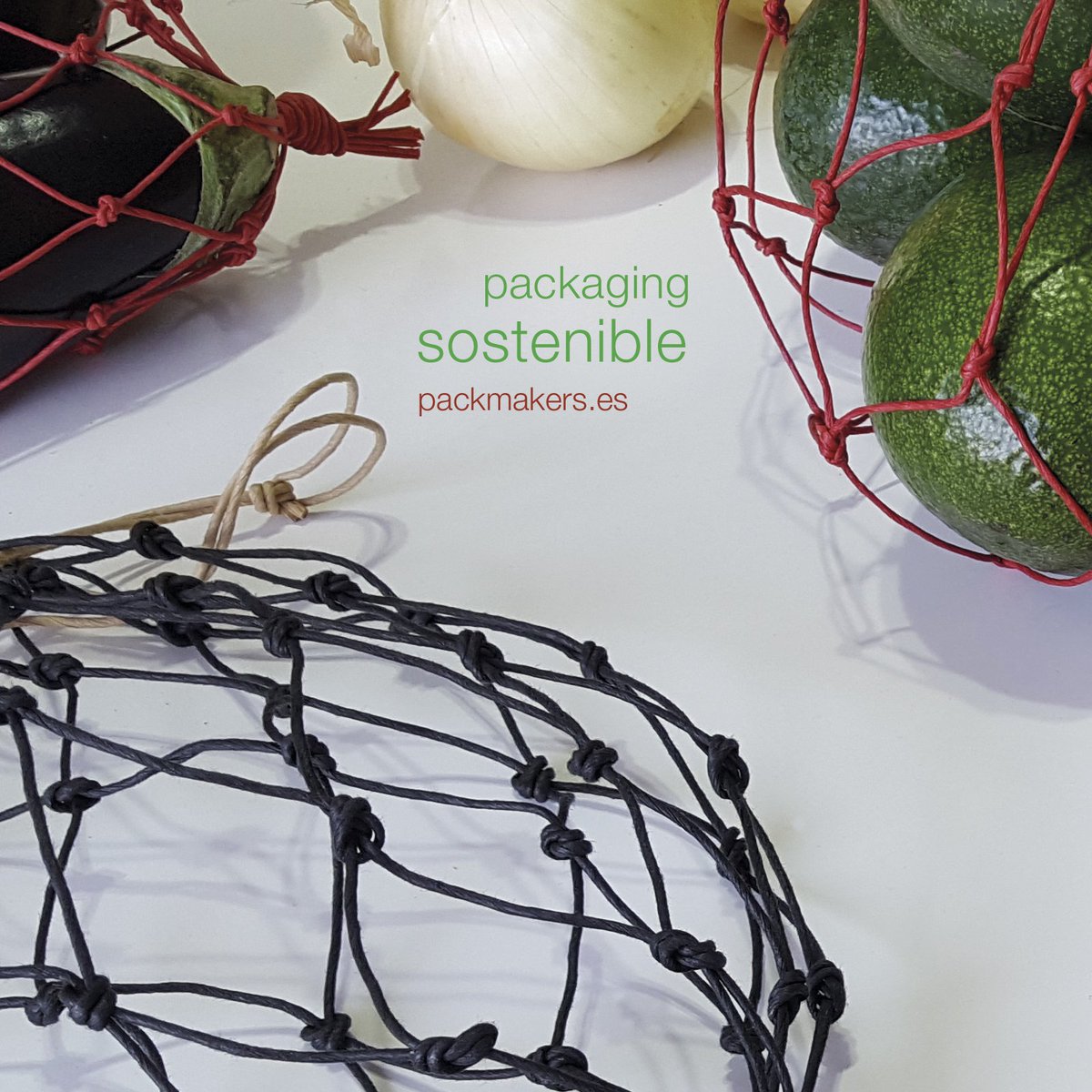 Pack_Makers's tweet photo. ¿QUIERES QUE TU PRODUCTO SEA VISIBLE en los lineales del comercio? Un envase para #fruta TOTALMENTE #ECOLÓGICO y #biodegradable que facilita el transporte, malla #PAPERNET en #FruitAttraction10Years de #PACKMAKERS Especialistas #packaging #fruta #verdura https://t.co/tkg6ncIMff https://t.co/IbuwLeAzeq