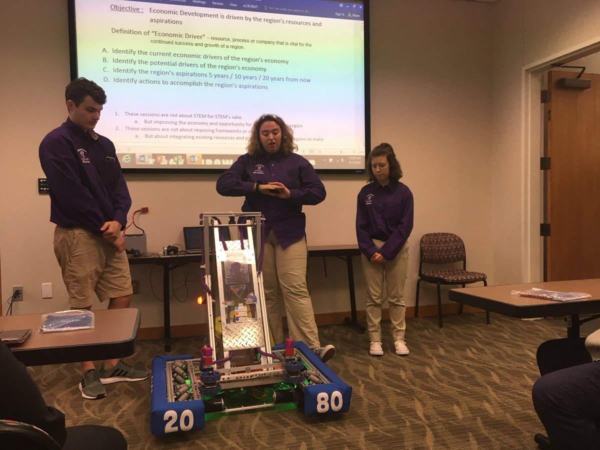 GenReadyLA's tweet photo. Learning about robotics from the best teachers- the student engineers! #LASTEM #LaSTEMSummit #FirstRobotics https://t.co/jVebniyjPJ