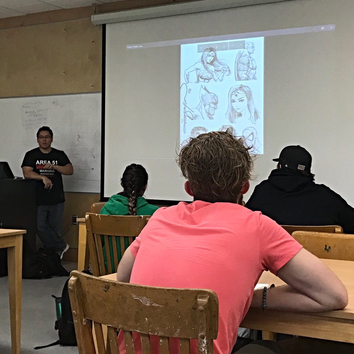 ABRArtsCouncil's tweet image. Art in the area this week is from @tomnguyenart @FanDakCon and @NSUArtDept . Tom spent the week with NSU art students and will be featured at FanDakCon Sept. 8.