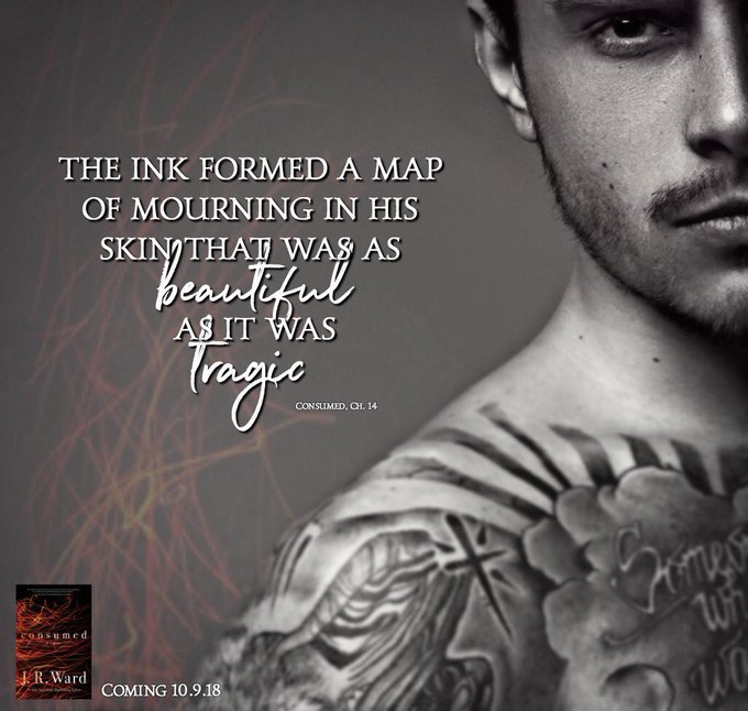 MrsAndiLutz's tweet photo. GalleryBooks
RT JRWard1: "The ink formed a map of mourning in his skin that was as beautiful as it was tragic." #consumed #getconsumed #dannyandann #goodinkgreatman #nakey #yesisaidthat #lookANDtouch Consumed releases in just under one month! Coming 10.2… https://t.co/wpPnf5GNED https://t.co/0DRZNIDndi
