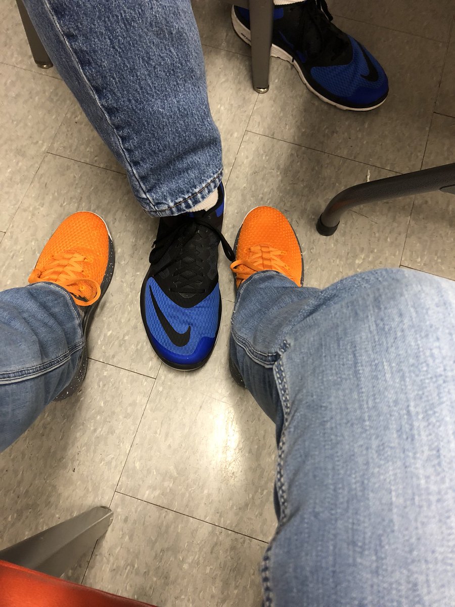 volsgurl's tweet photo. Color war again this week, just shoes instead of shirts @MBPhoenixRising https://t.co/kHU3ssTFP0