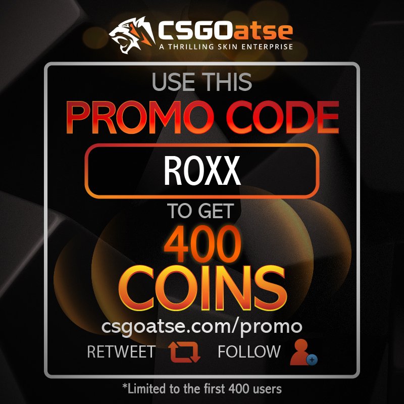 CSGOatse on Twitter "🛑NEW PROMO CODE🛑 https//t.co/I9vHZ3XRLe Code