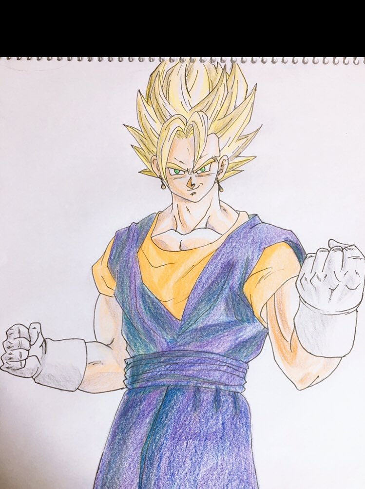 サリ 低浮上 久しぶりに色鉛筆で色塗りました 服の塗り方とかめっちゃ下手なので 上手くなりたいなぁ ドラゴンボール 絵描きさんと仲良くなりたい ぶっちゃけ眠い おやすみなさい