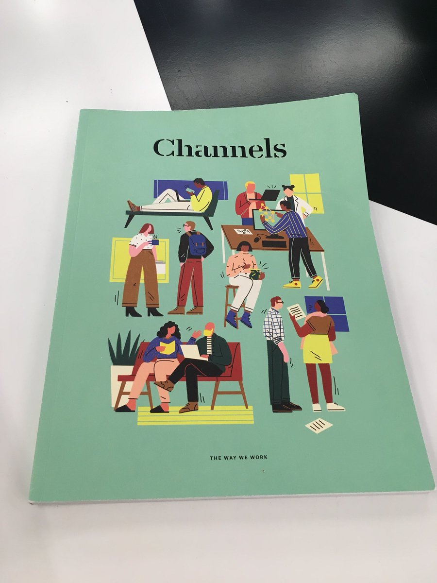 AnaisMoutot's tweet image. Les plateformes numériques se mettent à créer des magazines papier. Apres Airbnb, c’est au tour de Slack (mais pas encore vendu en kiosque)