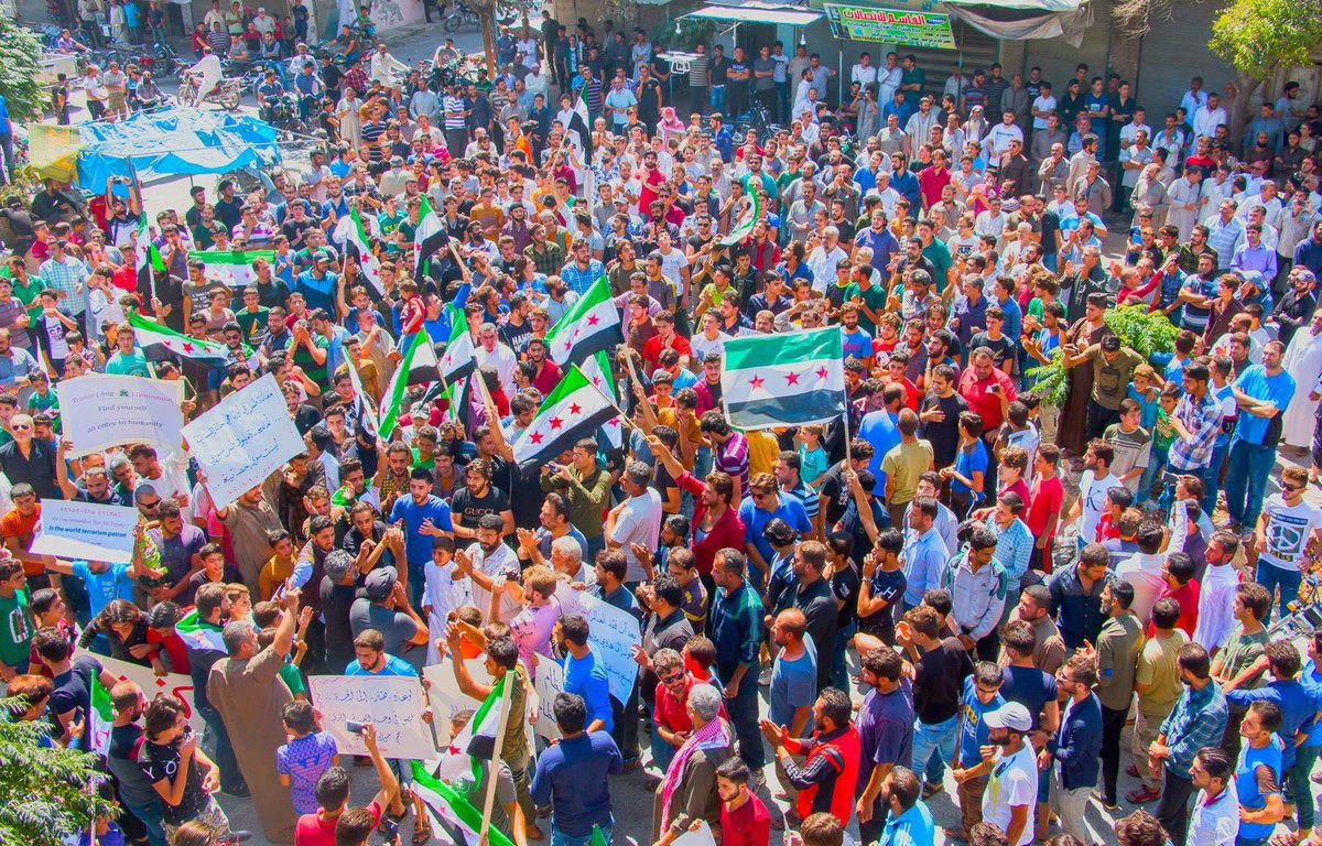 Kafranbel September 7,2018
shining colors, never was BLACK and will never be