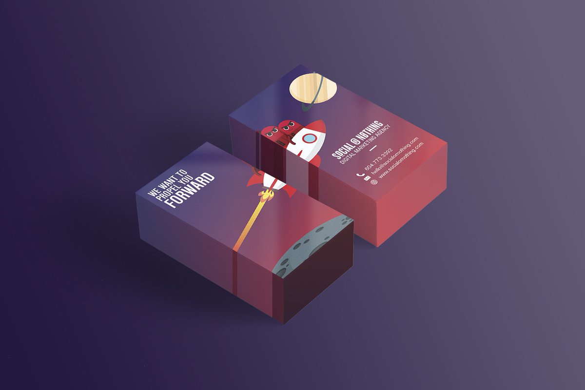 theartofcoco's tweet photo. Character designing is the best part! I turned the Social or Nothing logos into characters to go with that 'bold,' 'friendly' and comic book aesthetic.

#graphicdesign #branding #businesscard #businesscards #creative #artist #art #illustration #illustrationoftheday #theartofcoco https://t.co/bA7cpStYjt