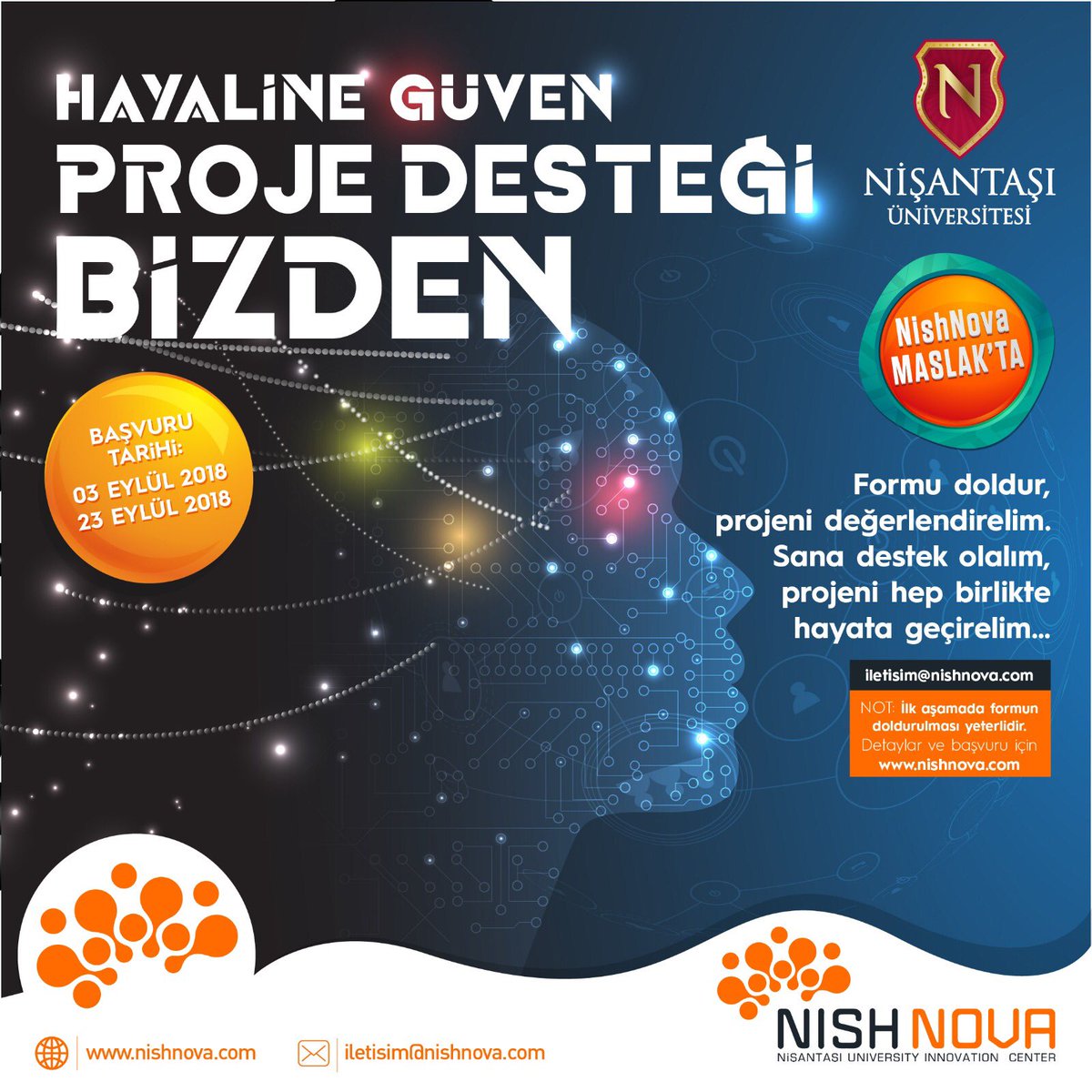 nish_nova's tweet photo. Hayaline güven, yanındayız🎉 NishNova Girişimcilerini Arıyor, başvuru için https://t.co/lgSi7D9TTo 👈🏼 #nishnova #neotech #girisimcilik #startup #entrepreneurs #dream https://t.co/a4WalNjS4G