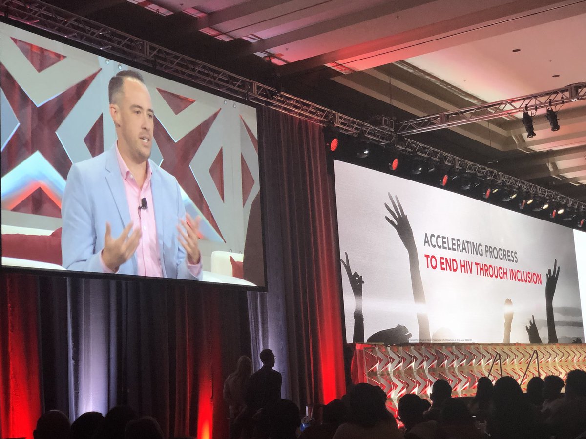 NASTAD's tweet photo. .@GileadSciences sponsored plenary at #2018USCA featuring a panel discussion on #EndingHIV through inclusion. (L to R) @KellanEBaker, @AchimHoward089, #ToriCooper, and #MariaRoman https://t.co/ekC6um4cwn