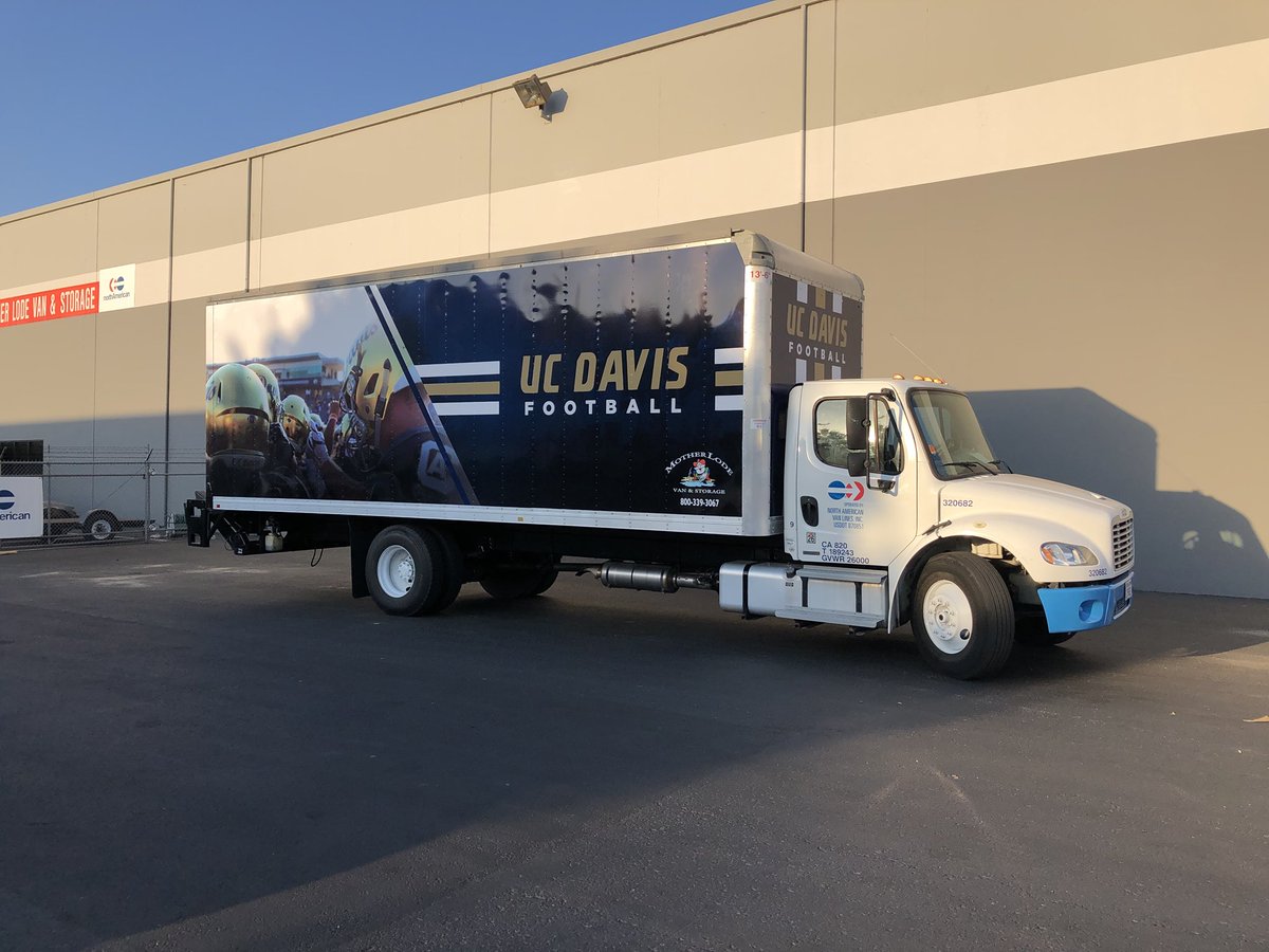 Mother Lode is proud to be the UC Davis Football equipment transportation partner!