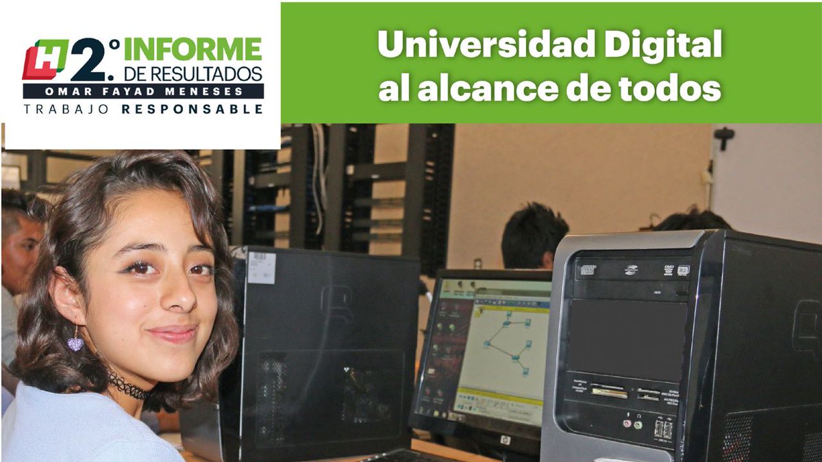 SEPHidalgo's tweet photo. En la administración del gobernador @omarfayad se puso en marcha la @UNIDEHidalgo para que nuestros jóvenes y adultos de las comunidades más alejadas se preparen y tengan mayores oportunidades de salir adelante. #TrabajoResponsable #2doInformeOmarFayad https://t.co/aGCuPCXZvZ