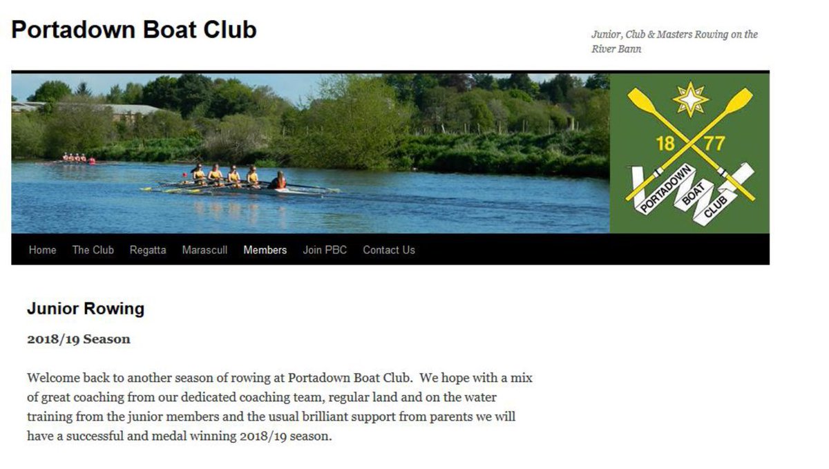 Find out more about this years Junior Rowing plans starting on Saturday 15th September... portadownboatclub.com/members/junior…