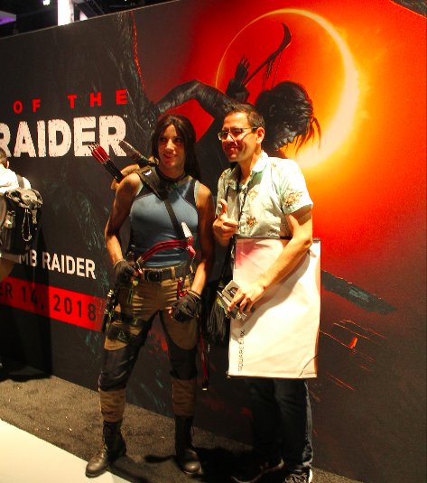 Had an amazing time promoting <a href="/Xbox/">Xbox</a> custom Shadow of the Tomb Raider Xbox One X console at #PAXWest complete with #LaraCroft, dagger relics and a scavenger hunt adventure. #laracroftxboxsweepstakes