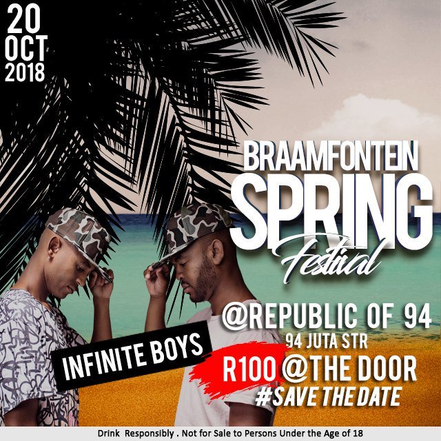 PelcoDj's tweet photo. #BraamSpringFestival Jo'burb your PE boy coming 🔥🔥🔥@DjRico @Infinteboys @ChadDaDon @Sliqe &amp;More...🎆🎆🎆 https://t.co/MNFaH5JyFs