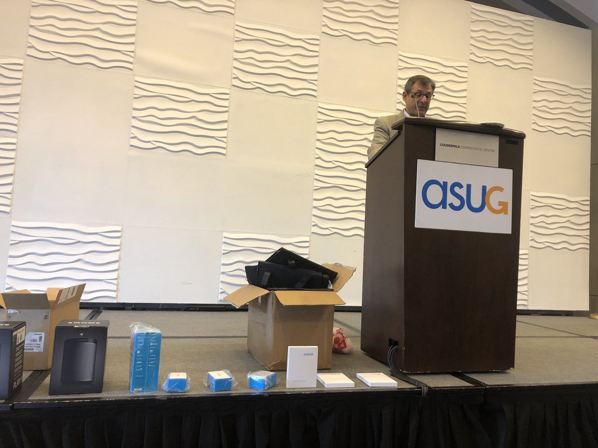 Robert closing out @ASUG_Georgia @ASUG365. 295 attendees. Thanks to our sponsors