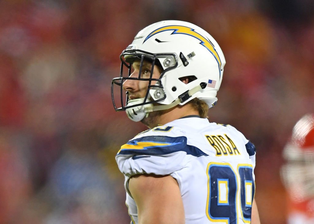 25. Joey Bosa (foot) has been ruled out of Week 1 vs. Chiefs, per. 