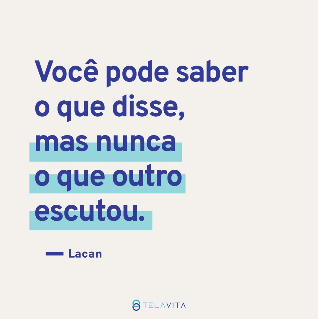 TelaVita's tweet photo. Aprenda a saber a percepção que o outro tem de você! Isso vai melhorar seus relacionamentos, seja pessoal ou profissional. Palavras tem poder e poder trazer milhares de consequências.

#TelaVita #Psicologia https://t.co/apCo6q6fb5
