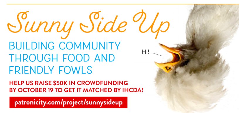 Even if it's cold and rainy we'll be basking in the good vibes at tonight's First Friday <a href="/TubeArtspace/">Tube Factory</a>. Come pop a top on some frosty suds and support #SunnySideIndy. Proceeds from tonight's <a href="/SunKingBrewing/">Sun King Brewery</a> sales are going toward our patronicity.com/sunnysideup campaign!