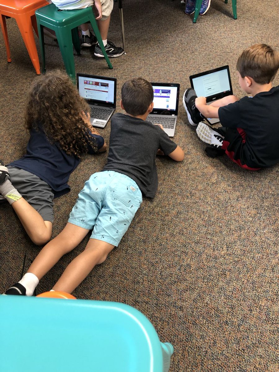 SMFSchools's tweet photo. Woodland second graders completed a scavenger hunt with a Google Form to find books in our library! This was their first experience using CAT JR! @SMFSchools #catjr #woodlandelem @GoogleForEdu @Techgirl4stow https://t.co/lstLGqSIqS