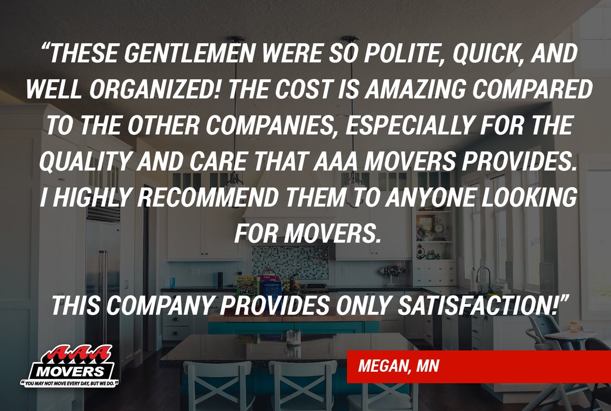 This is why we do what we do. Thanks so much for the kind words, Megan! It's the best feeling to help make a move as stress free as possible so you can enjoy every moment in your new home!