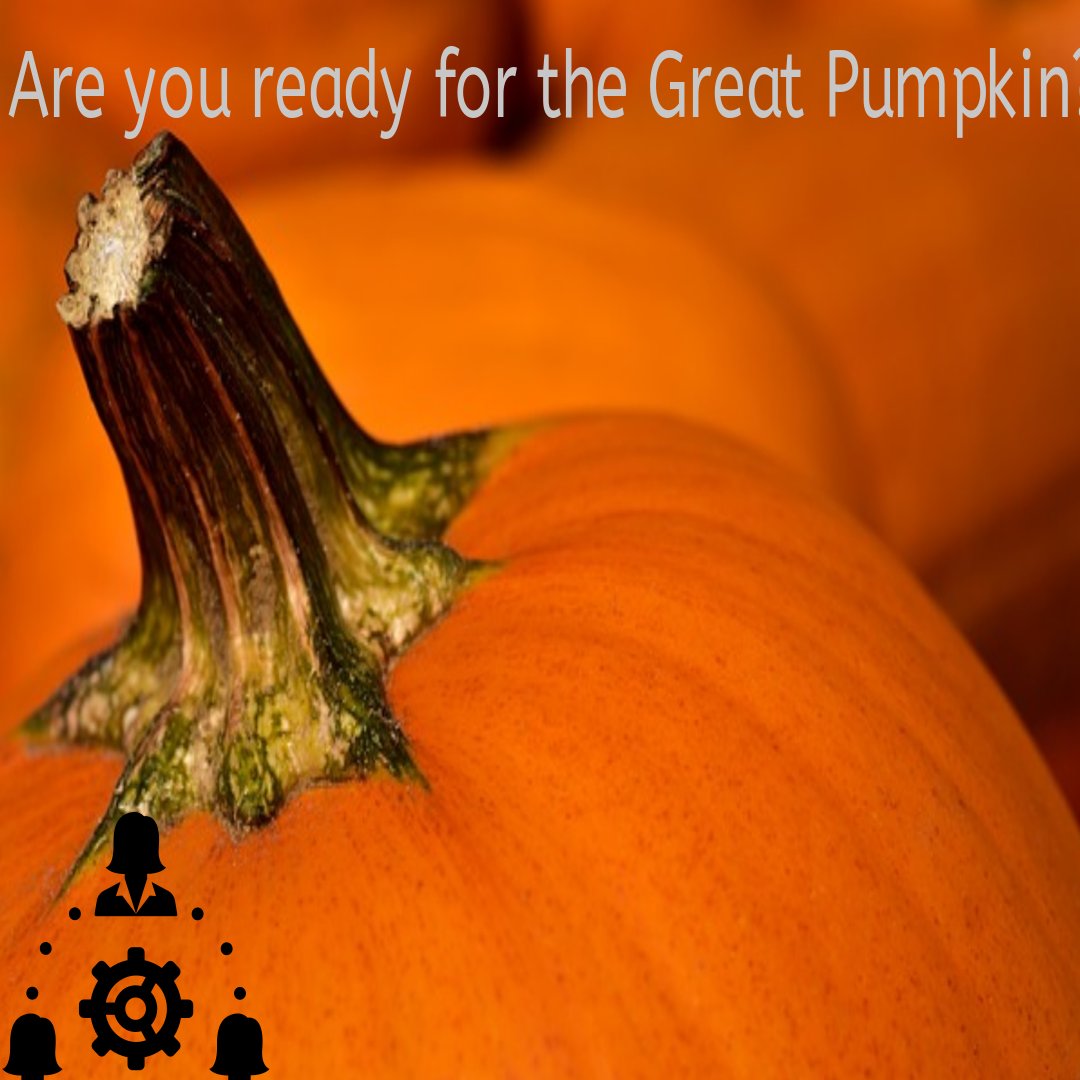 October is just around the corner. Are you ready for the Great Pumpkin?