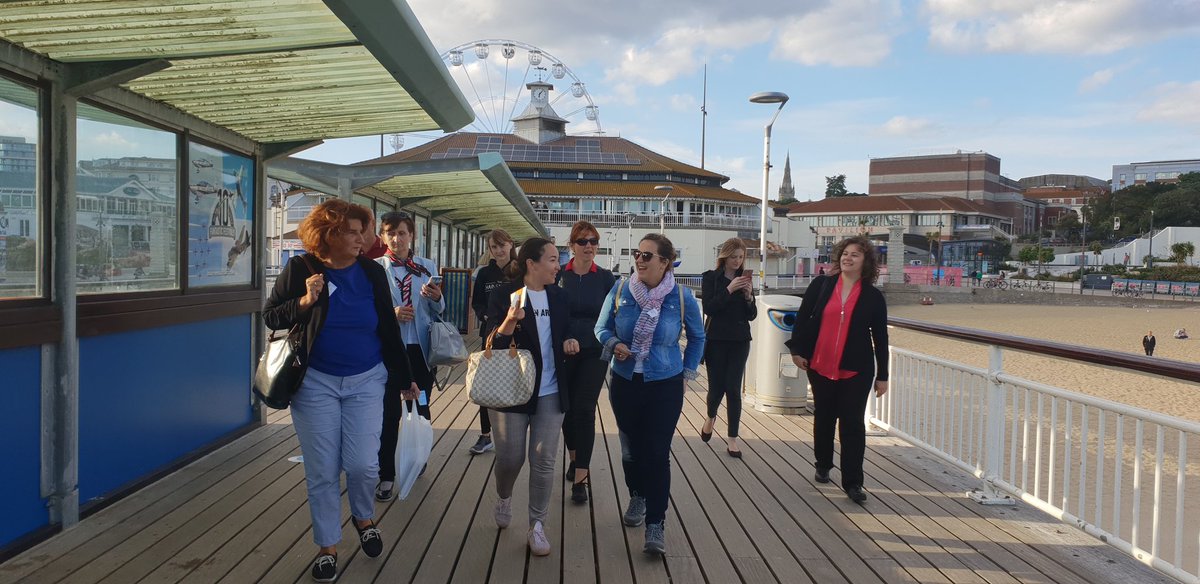 iapnm2018's tweet photo. Taking a trip to the @BmouthPier before our farewell dinner and drinks at @kohthaitapas this evening #iapnm2018 @bournemouthuni @Elvira_MLady https://t.co/P8UxxT69Q9