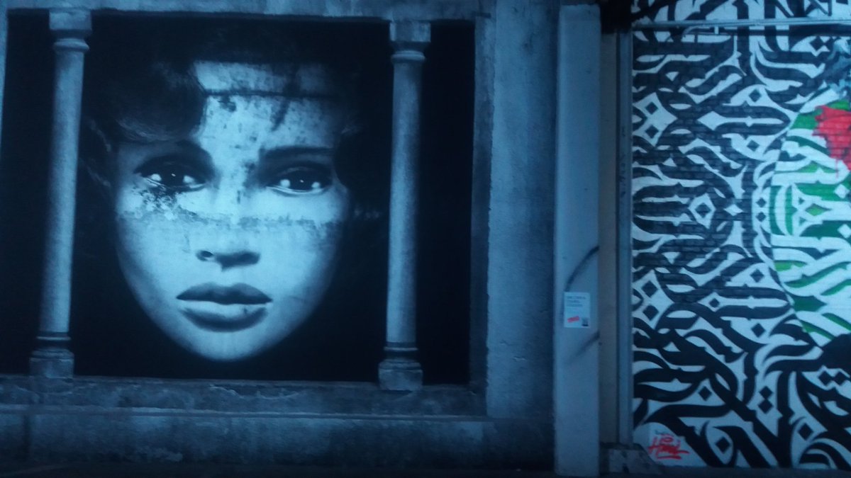 kimponsaerts's tweet photo. Nieuw overweldigend  streetartpaleis in verlaten Delhaise Moliere op waterloosesteenweg #Elsene. Waw! #Strokar https://t.co/2KD8Gk2HNj