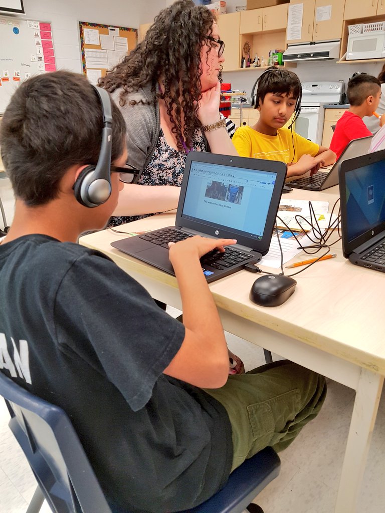 D_Hamilton_PDSB's tweet image. We are already getting all kinds of use out of our #chromebooks and love all the features #googlereadandwrite has to help us in the classroom. @peel21st @BerylFordPS #EML #AccessibleEd