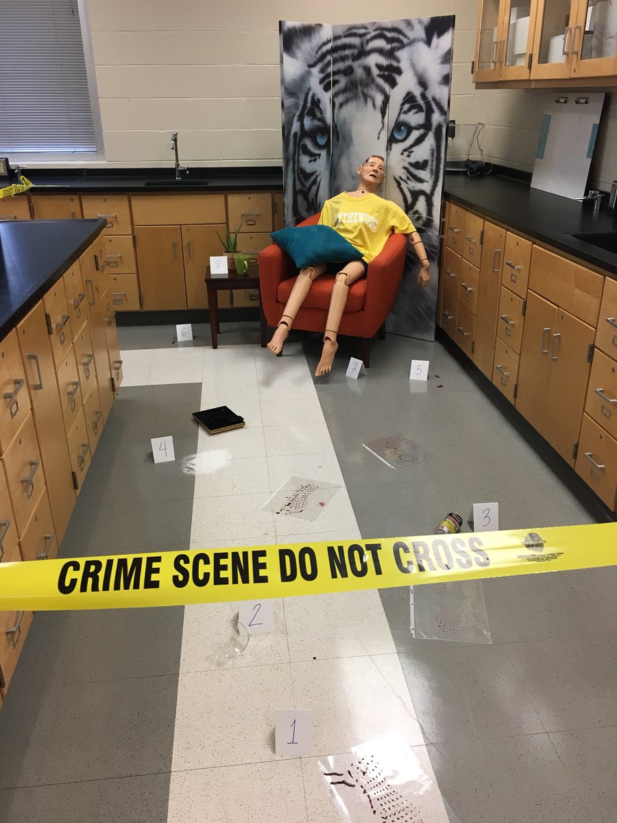 What did I walk into in room 808? @msgconstantino #ForensicScience #Inquiry #RealLifeScience @BlythewoodHigh