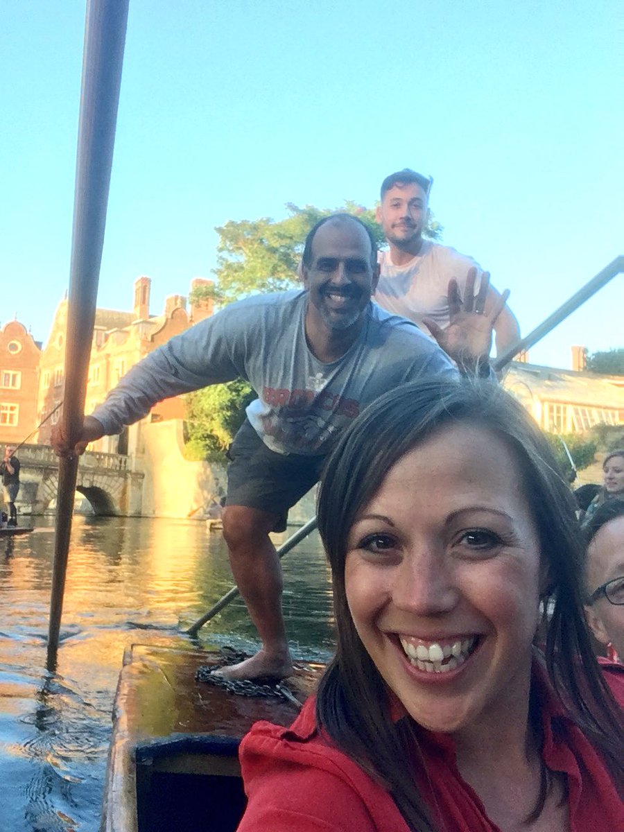 abjbradford's tweet image. Redgate goes punting with @way0utwest #cambridge #fridayfuntimes