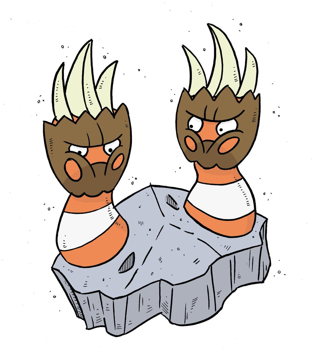 not_so_tiny's tweet image. Today's Pokémon is the odd couple. There are actually two creatures who live in the rock together. They don't always get along though, sometimes one is forced to move out and find another rock.
#pokemon #pokemonoftheday #binacle