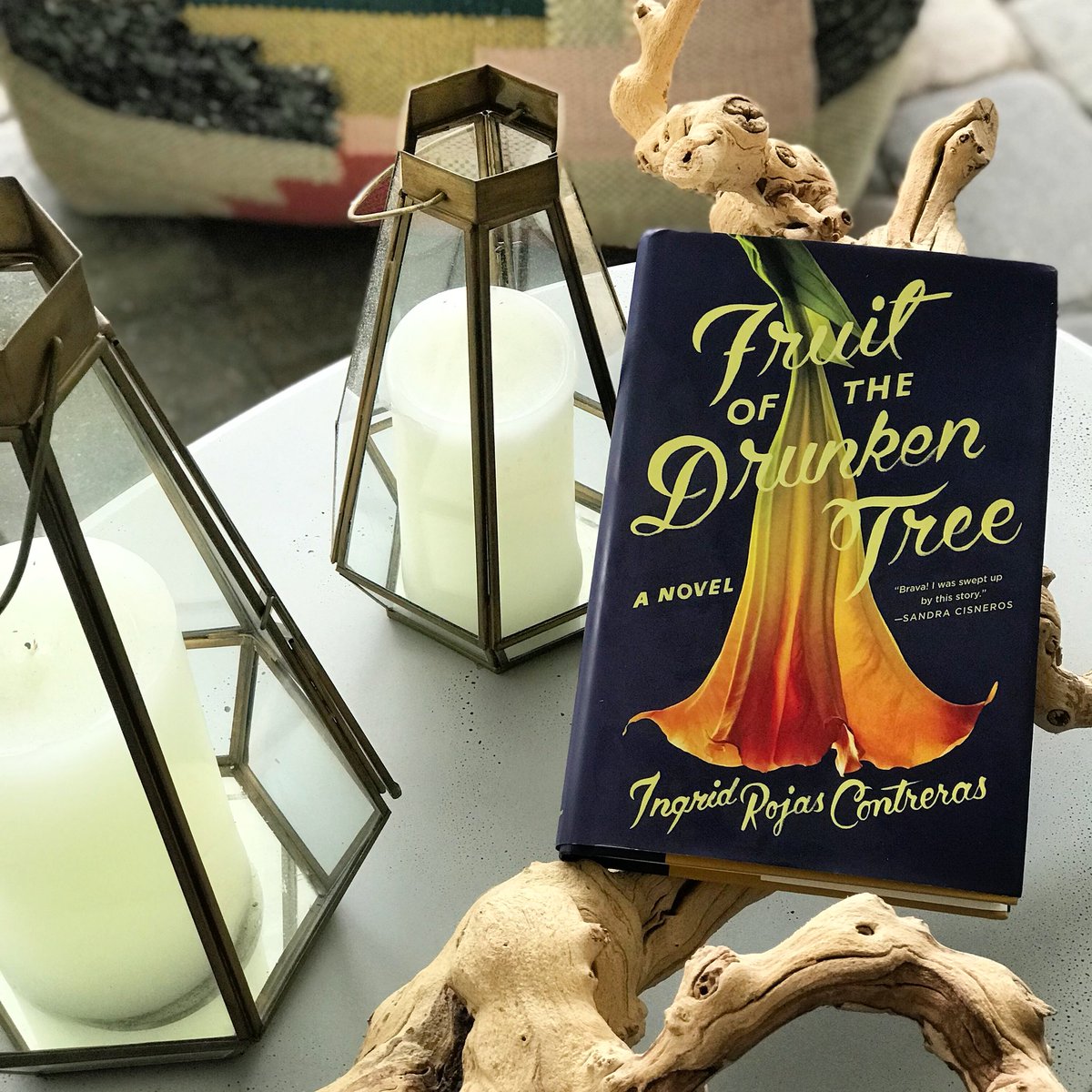 spinesvines's tweet photo. Happy #FriYay! We made it to the wknd! My #FridayReads is the #ReadAcrossInstagram &amp; @litonhst Sept book, #FRUITOFTHEDRUNKENTREE! 💛

Did you happen to see  @ingrid_rojas_c on @LateNightSeth looking amazing in that yellow dress?🔥
#spinesvines #books #wine #diversespines #bookish https://t.co/JsiGrvvamq