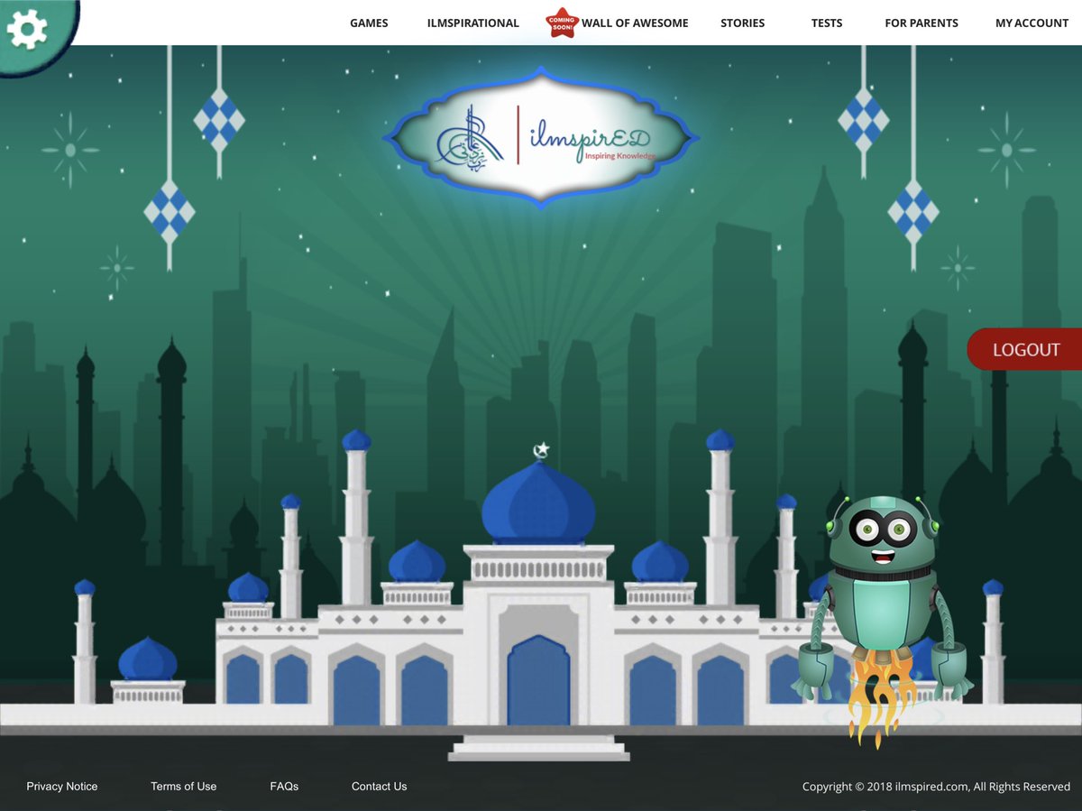 ilmspired is now available to download on the App Store!
The first curriculum based, interactive Islamic Education app for kids. Check out our games, inspirational biographies, stories and tests. Be ilmspired!
#Muslimkids #islamiceducation #ilmspired 
#edtech #JummahMubarak