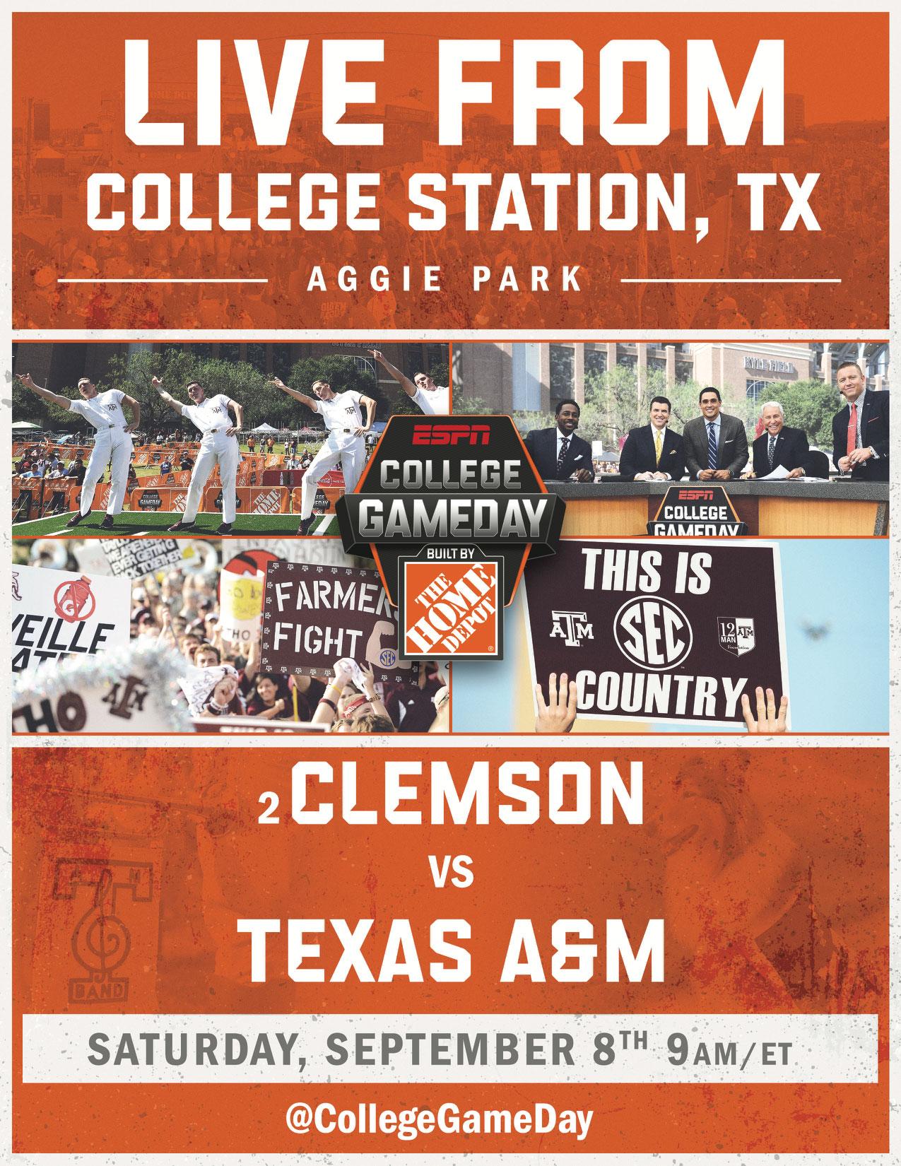 College GameDay on Twitter "YOU READY, COLLEGE STATION? We're back in