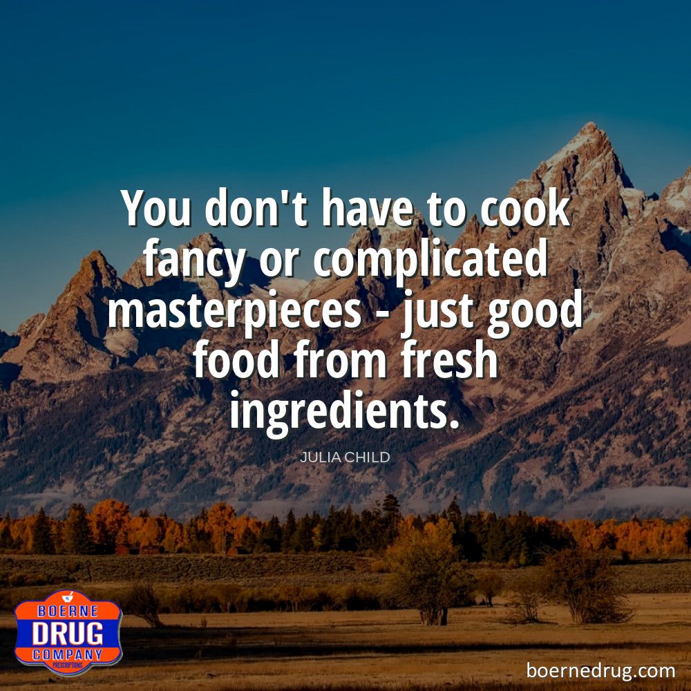 BoerneDrug's tweet photo. You don't have to cook fancy or complicated masterpieces - just good food from fresh ingredients. Julia Child
#health #healthy #pharmacist #texaspharmacy #pharmacy #medicationtherapymanagement #cbdoilhealth #cbdoil #cbdoilhelps #compoundinglab #compoundingpharmacist #compounding https://t.co/AclgHIlDmc