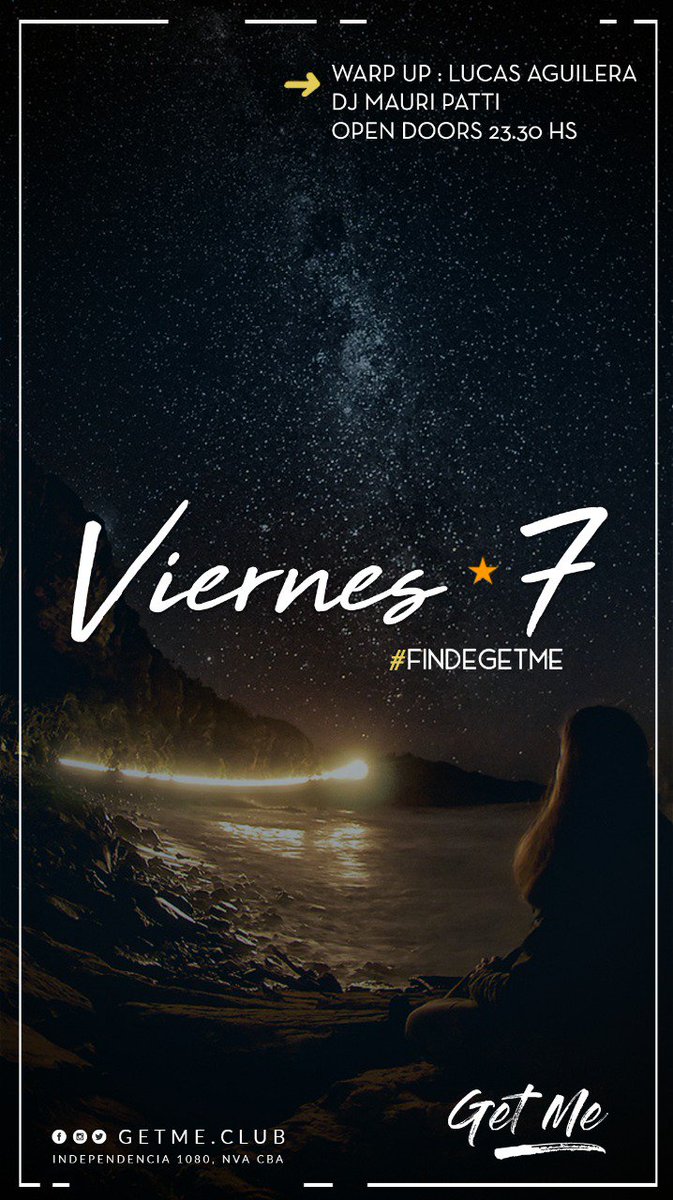 GetMe_oficial's tweet photo. Últimas reservas para hoy.
#GetMeNoPara✓ https://t.co/DaZumS7iPj