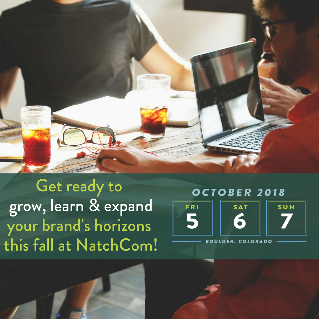 NatchCom's tweet image. Have you registered for #NatchCom yet? It's coming up quick! Reserve your spot today before it's gone: 
eventbrite.com/e/natchcom-oct… 
#NaturalProducts #DigitalMarketingConference #ExpoWest #NatchCom2018 #Unconference #HackNatural