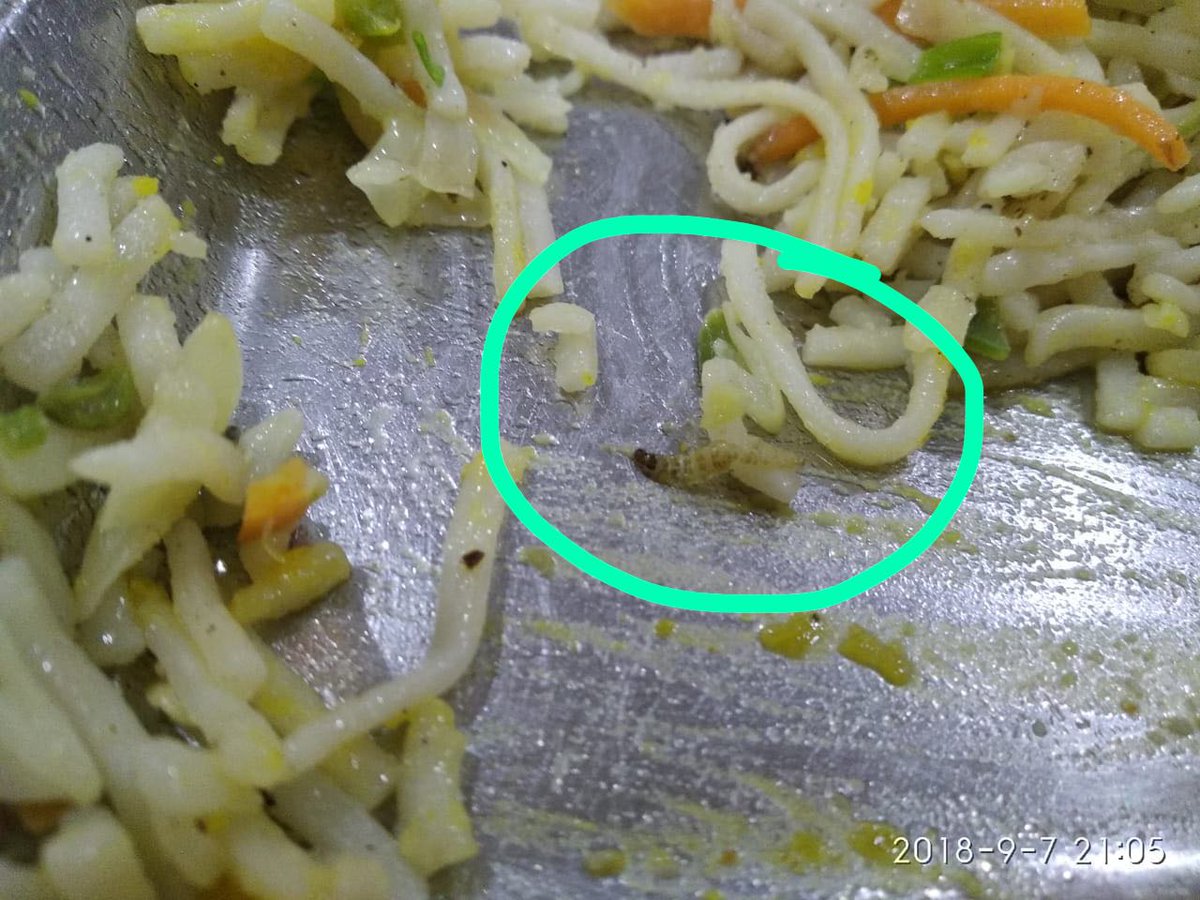 NehaHiremath3's tweet photo. I'm glad I'm studying in an institution where I get to eat such healthy food. All thanks to 'NIFT CHENNAI ' and also our beloved Government!. @smritiirani @narendramodi https://t.co/YYl5tKeh9X
