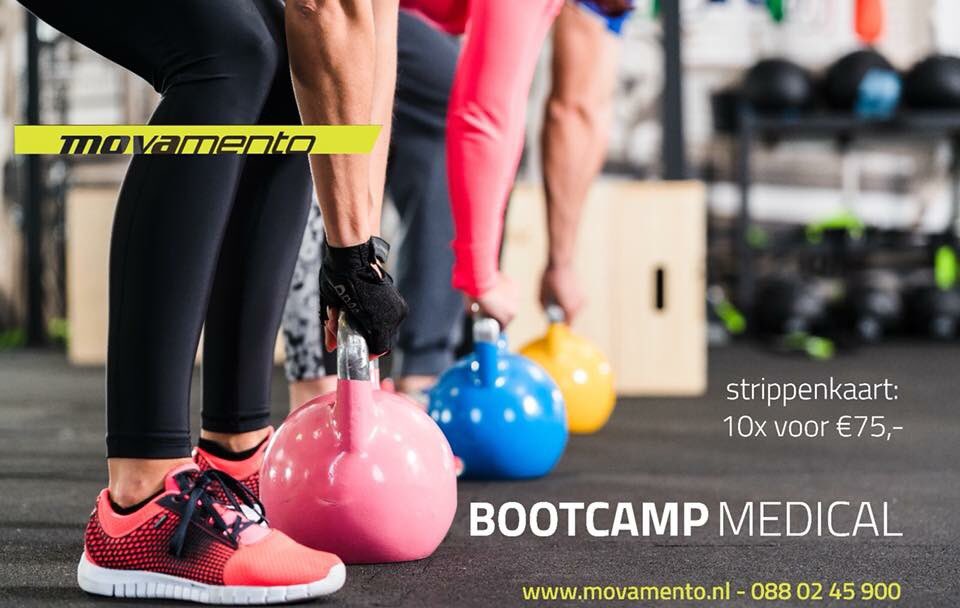 Movamento's tweet photo. Bootcamp Medical in #Amsterdam voor iedereen die met een blessure wilt blijven trainen! Ook mensen die fit zijn en onder begeleiding van fysiotherapeut topfit willen worden! #bootcamp #trainen https://t.co/mAMUG1dH9R