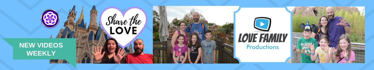LFamProductions's tweet photo. New Channel Banner! Woohoo! #Disney #DisneyYoutube https://t.co/5Z3EJRzzIx
