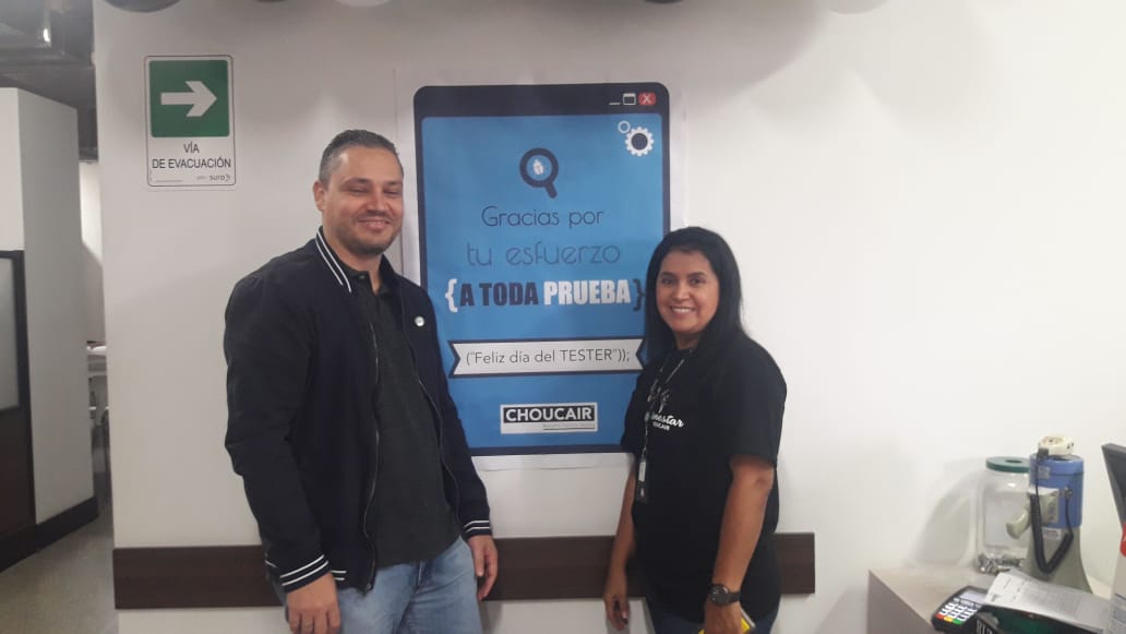 TestingChoucair's tweet photo. Hoy visitamos a nuestros #Tester celebrando la importancia de su profesión para probar un mundo mejor. Gracias a todos por su compromiso a toda prueba con la #TransformaciónDigital de las compañías y los sueños de sus millones de usuarios. #HappyTestersDay #BusinessCentricTesting https://t.co/a4pi8ABMr8