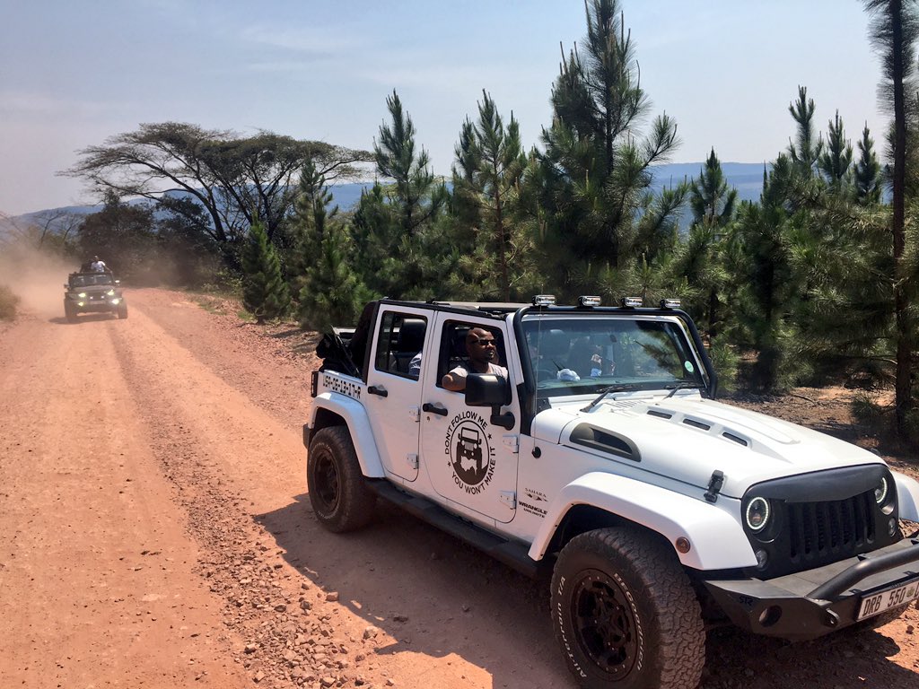 EagerJourneys's tweet photo. This has been our welcome to @TheGreatExperi1 in @golimpopo for #TourismMonth. We did an open-top, off-road adventure with Jeep Revolution near that Thathe Sacred Forest. #GTESpring18 #Limpopo https://t.co/zFzLJFjjAA