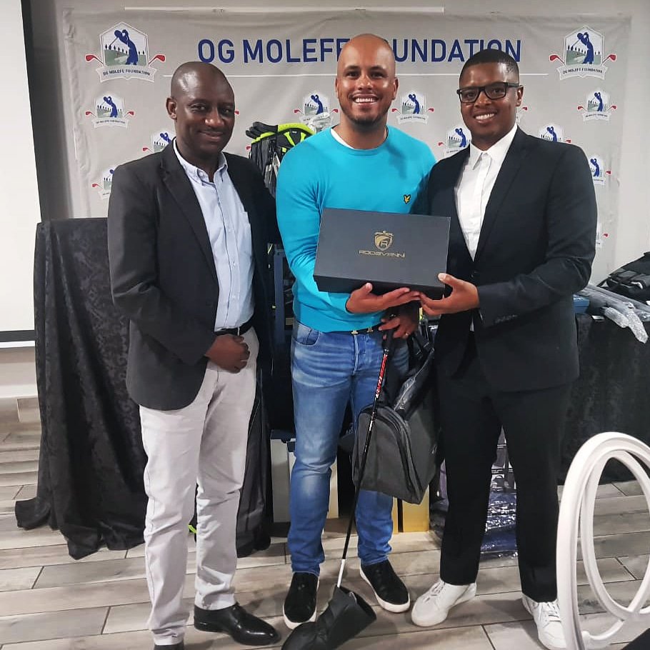 rodavanni's tweet photo. A pair of #Rodavanni shoes awarded to todays winner. #OGMF #OgMolefeInvitational #GolfDay #PrizeGiving https://t.co/l0iaKD53v6