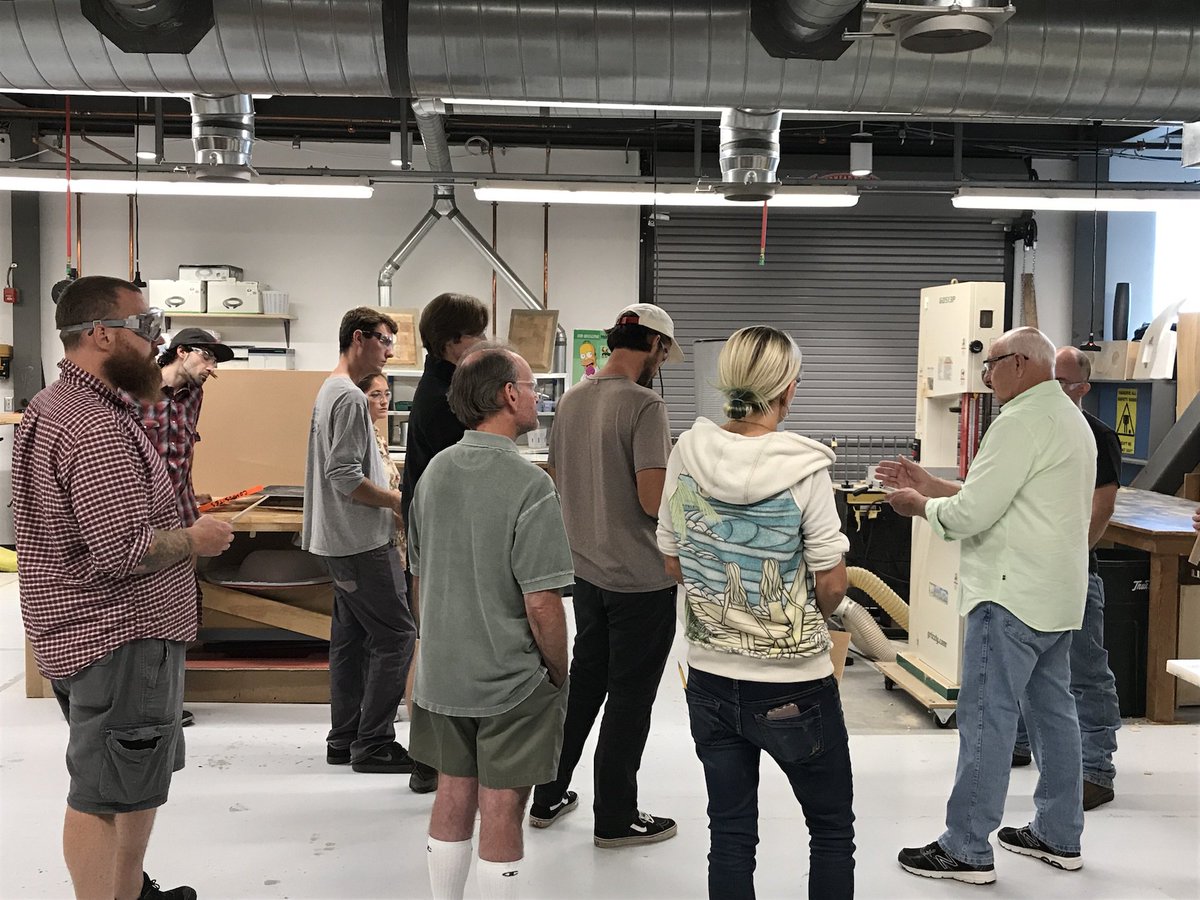 IYRSedu's tweet photo. aaaaand we're back! #IYRS started up all four programs this week and wasted no time diving in to safety training, tool sharpening, and intro bench projects. #makeanythingpossible https://t.co/2DdL5gtAyP