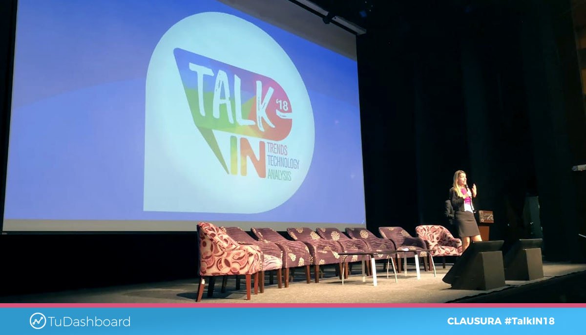 TuDashboard's tweet photo. Llegó el final de este magnífico evento, despedido por @urpith, ¡gracias por acompañarnos en el #TalkIN18! https://t.co/DXomAvXgg9