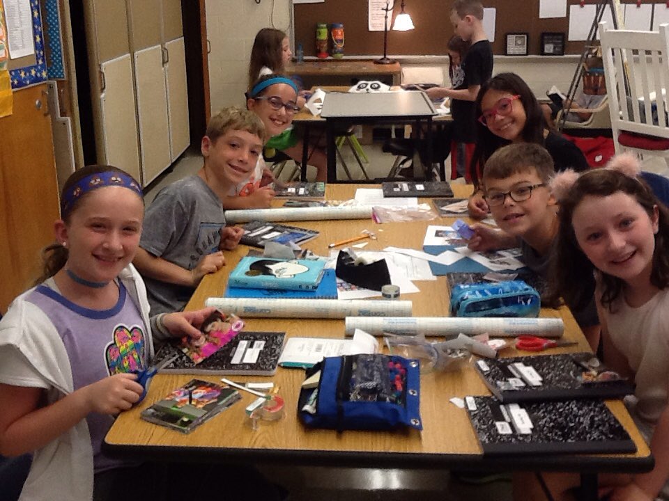 Grade4Spada's tweet photo. Fun Friday personalizing writing memories@wyckoffschools https://t.co/E0jHb5urlG